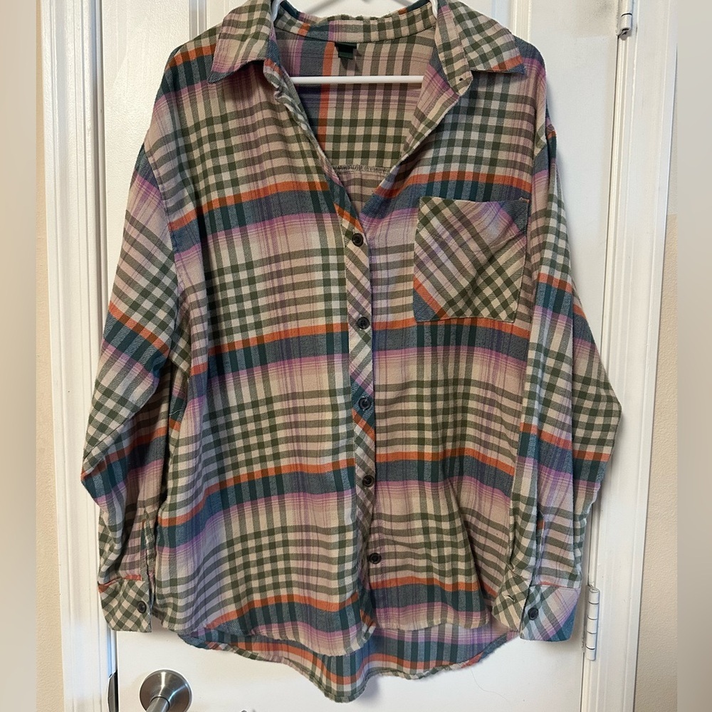 Wild Fable Fall Plaid Shirt WITH POCKETS!!